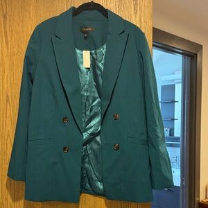 NWT Talbots Teal Women's Blazer